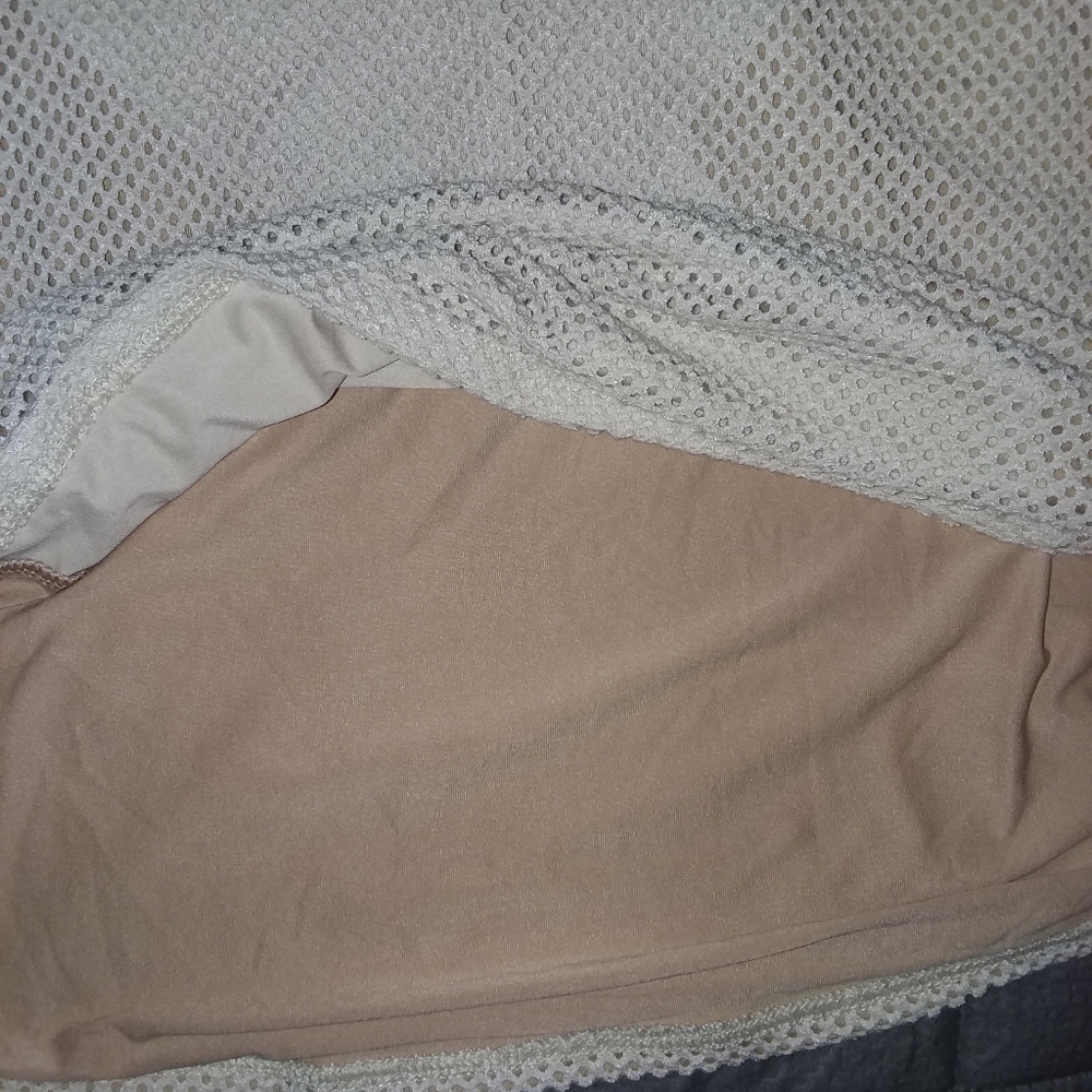 Mesh Bcbgmaxazria Color Block Women's Top - image 4